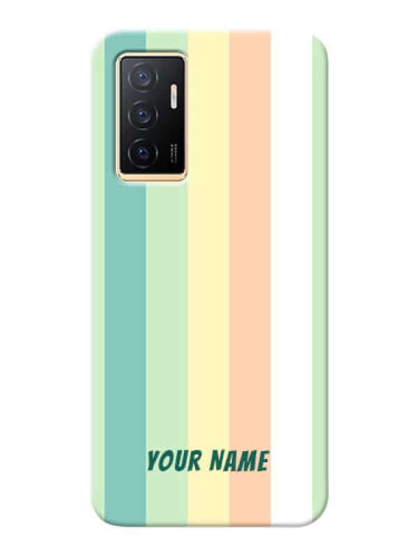 Custom Vivo Y75 4G Back Covers: Multi-colour Stripes Design