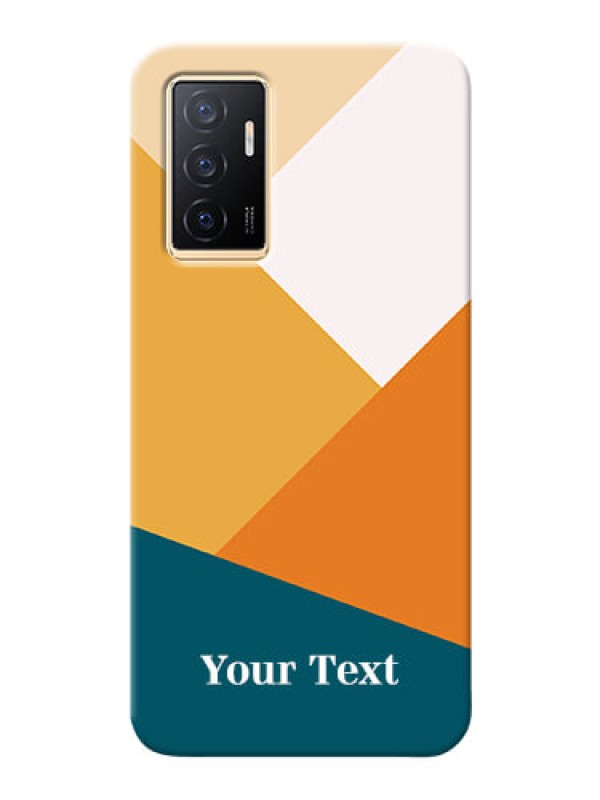 Custom Vivo Y75 4G Custom Phone Cases: Stacked Multi-colour Design
