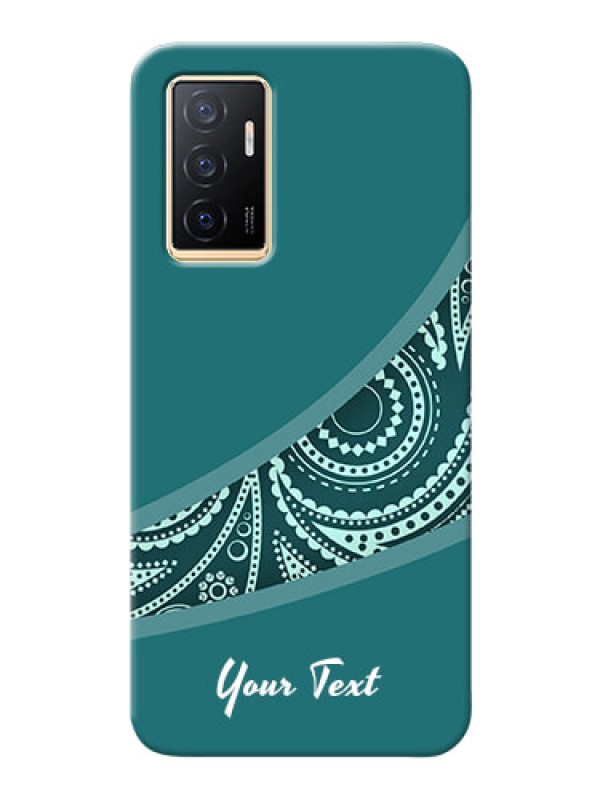 Custom Vivo Y75 4G Custom Phone Covers: semi visible floral Design