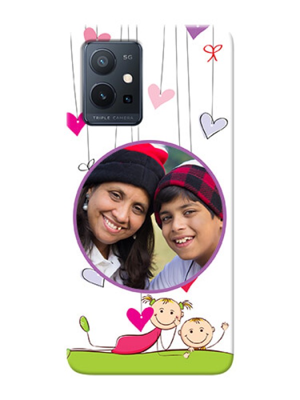 Custom Vivo Y75 5G Mobile Cases: Cute Kids Phone Case Design