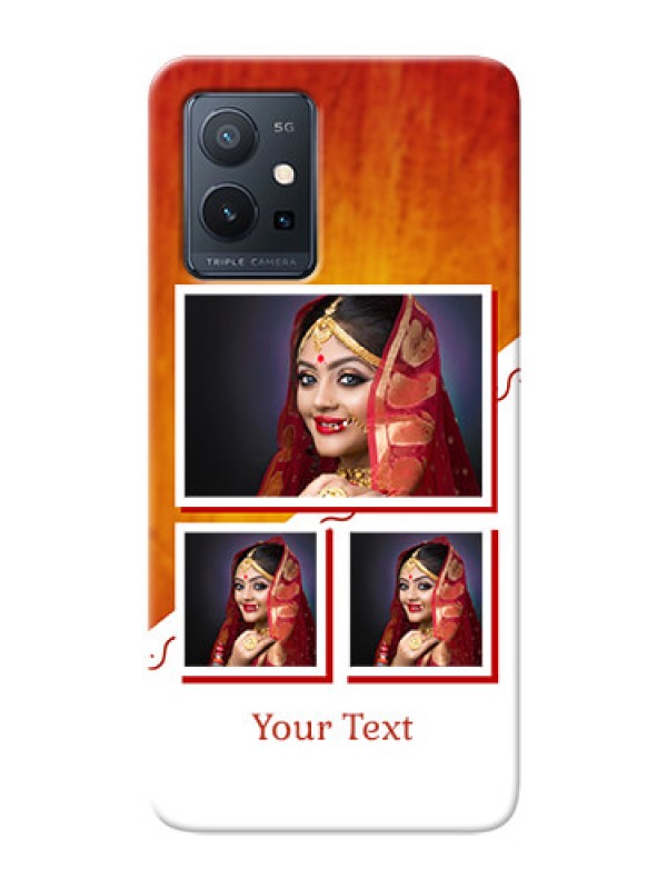 Custom Vivo Y75 5G Personalised Phone Cases: Wedding Memories Design 