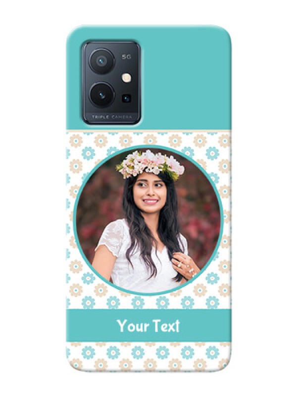 Custom Vivo Y75 5G Custom Mobile Back Covers: Beautiful Flowers Design