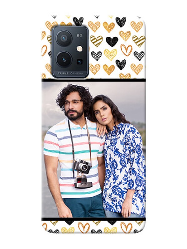 Custom Vivo Y75 5G Personalized Mobile Cases: Love Symbol Design