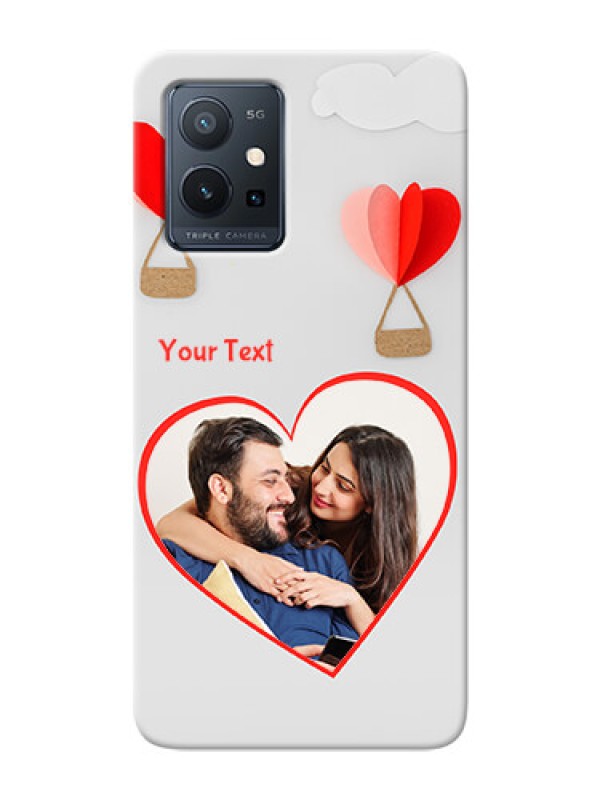 Custom Vivo Y75 5G Phone Covers: Parachute Love Design
