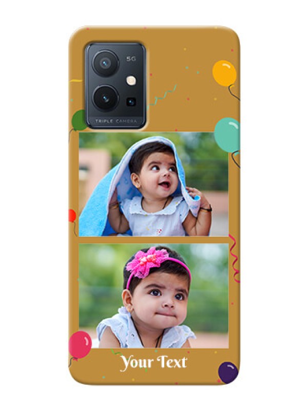 Custom Vivo Y75 5G Phone Covers: Image Holder with Birthday Celebrations Design