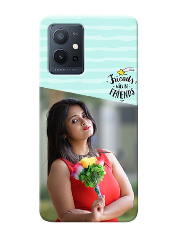 Custom Vivo Y75 5G Mobile Back Covers: Friends Picture Icon Design