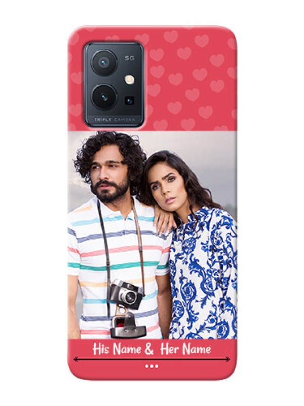 Custom Vivo Y75 5G Mobile Cases: Simple Love Design