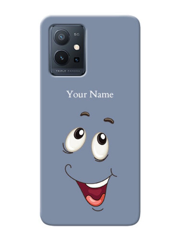 Custom Vivo Y75 5G Phone Back Covers: Laughing Cartoon Face Design