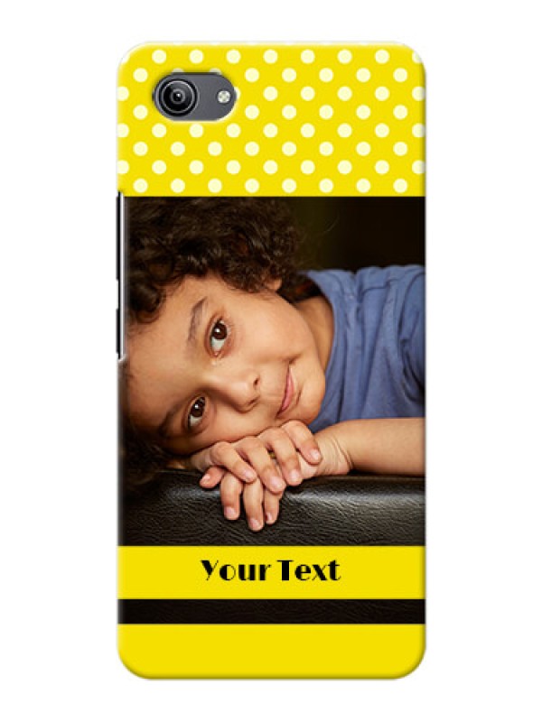 Custom Vivo Y81i Custom Mobile Covers: Bright Yellow Case Design