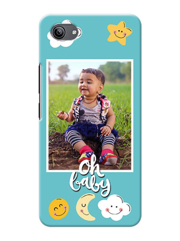 Custom Vivo Y81i Personalised Phone Cases: Smiley Kids Stars Design
