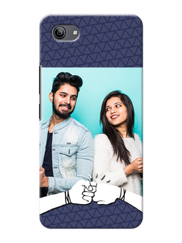Custom Vivo Y81i Mobile Covers Online with Best Friends Design  