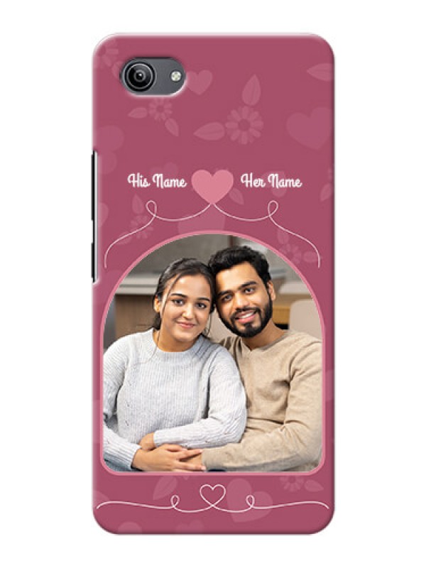 Custom Vivo Y81i mobile phone covers: Love Floral Design