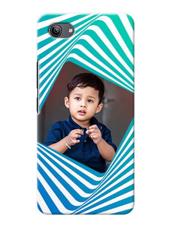 Custom Vivo Y81i Personalised Mobile Covers: Abstract Spiral Design