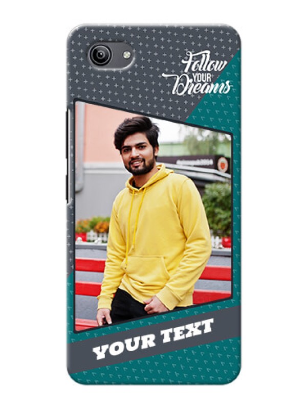Custom Vivo Y81i Back Covers: Background Pattern Design with Quote