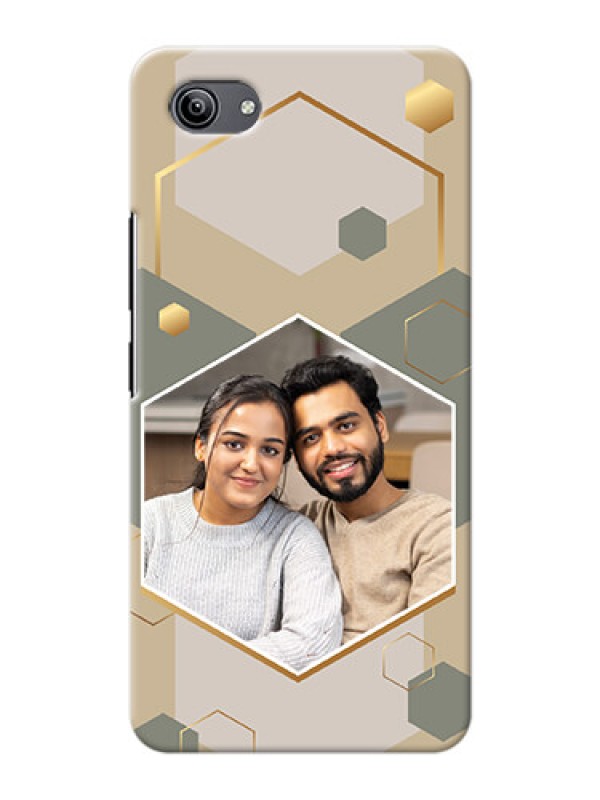 Custom Vivo Y81I Phone Back Covers: Stylish Hexagon Pattern Design