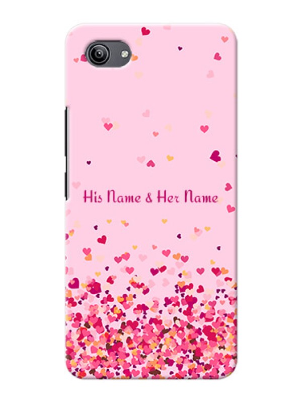 Custom Vivo Y81I Phone Back Covers: Floating Hearts Design