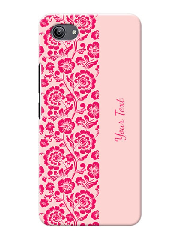 Custom Vivo Y81I Phone Back Covers: Attractive Floral Pattern Design