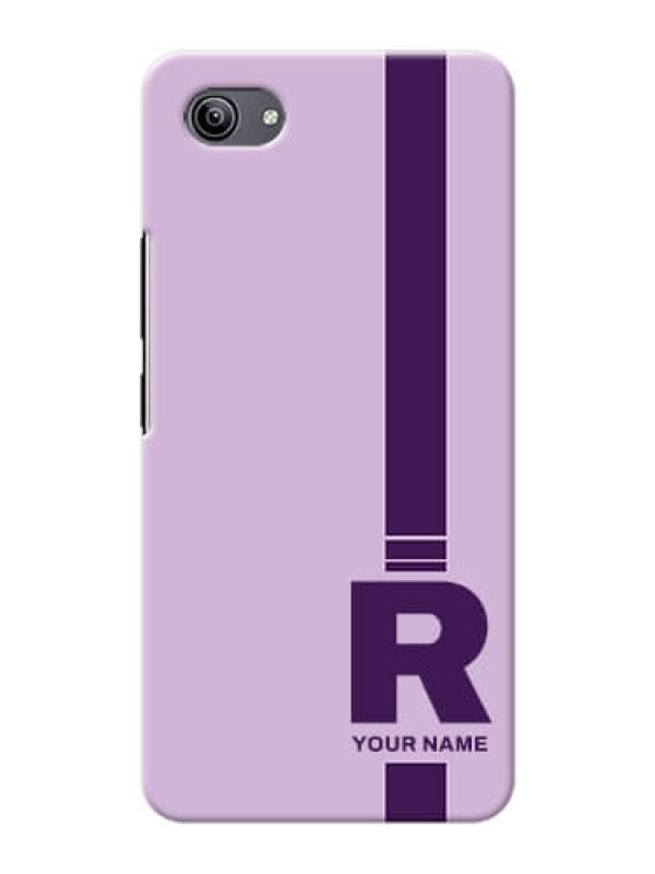 Custom Vivo Y81I Custom Phone Covers: Simple dual tone stripe with name Design