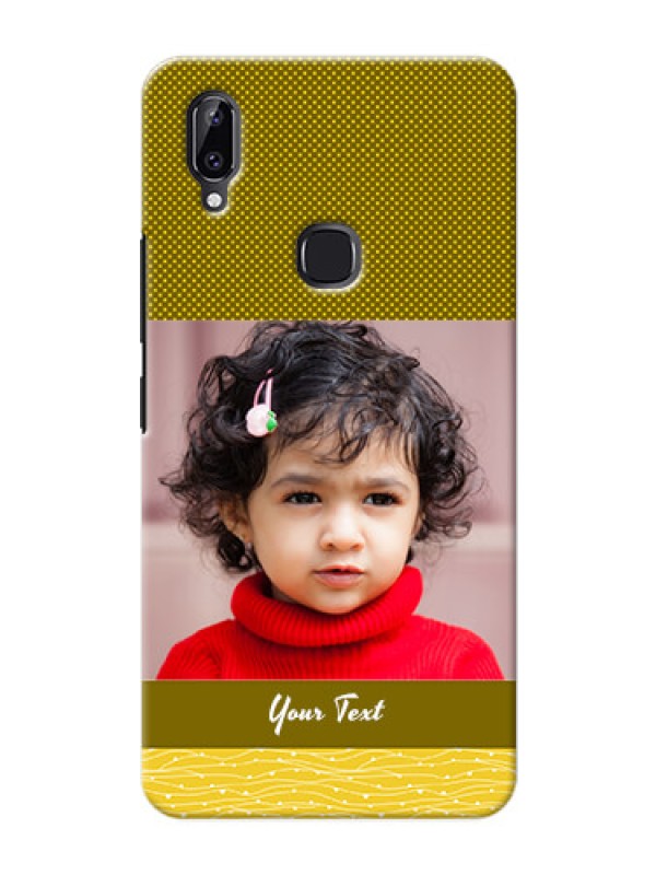 Custom Vivo Y83 Pro custom mobile back covers: Simple Green Color Design