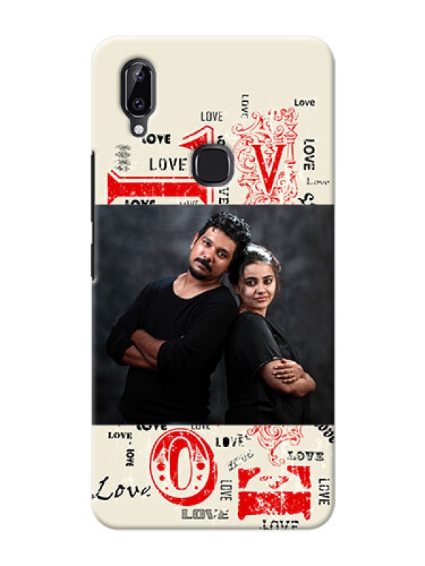 Custom Vivo Y83 Pro mobile cases online: Trendy Love Design Case