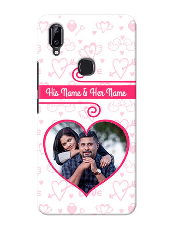 Custom Vivo Y83 Pro Personalized Phone Cases: Heart Shape Love Design