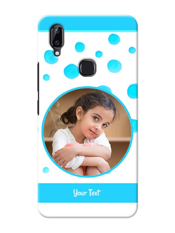 Custom Vivo Y83 Pro Custom Phone Covers: Blue Bubbles Pattern Design