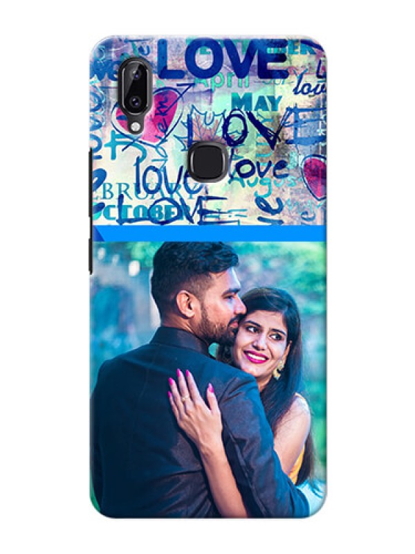 Custom Vivo Y83 Pro Mobile Covers Online: Colorful Love Design