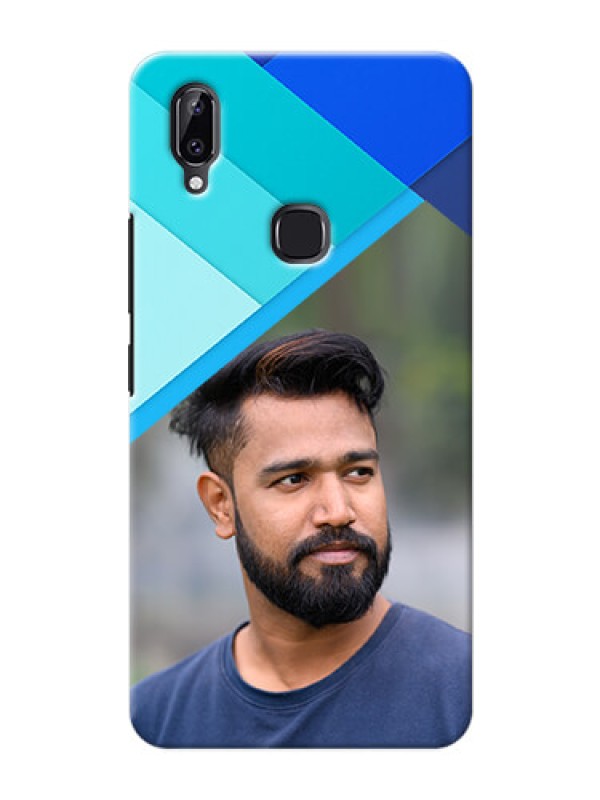 Custom Vivo Y83 Pro Phone Cases Online: Blue Abstract Cover Design