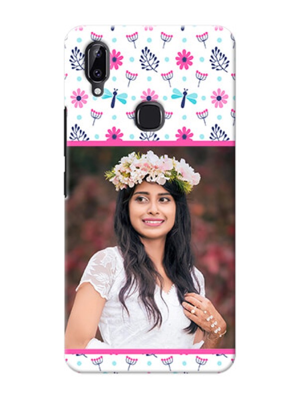 Custom Vivo Y83 Pro Mobile Covers: Colorful Flower Design