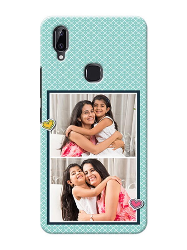 Custom Vivo Y83 Pro Custom Phone Cases: 2 Image Holder with Pattern Design