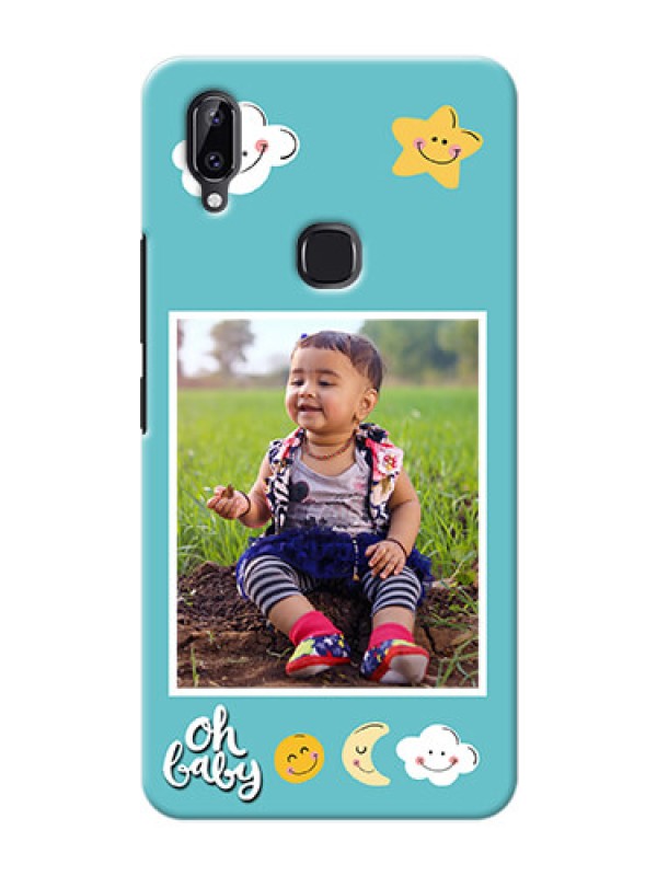 Custom Vivo Y83 Pro Personalised Phone Cases: Smiley Kids Stars Design