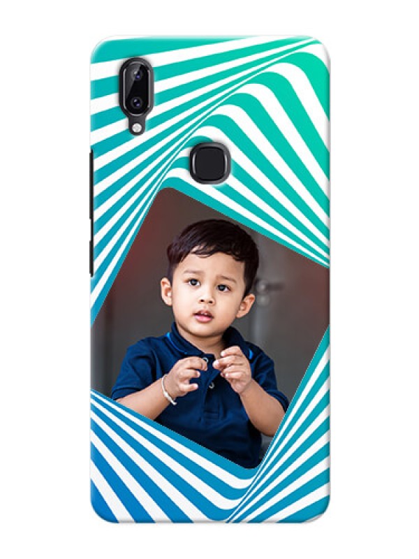 Custom Vivo Y83 Pro Personalised Mobile Covers: Abstract Spiral Design
