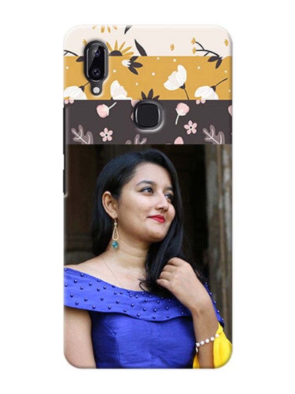 Custom Vivo Y83 Pro mobile cases online: Stylish Floral Design