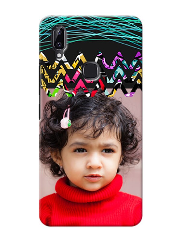 Custom Vivo Y83 Pro personalized phone covers: Neon Abstract Design