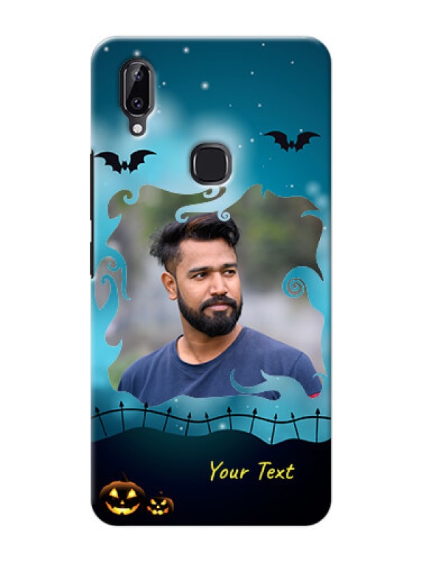 Custom Vivo Y83 Pro Personalised Phone Cases: Halloween frame design