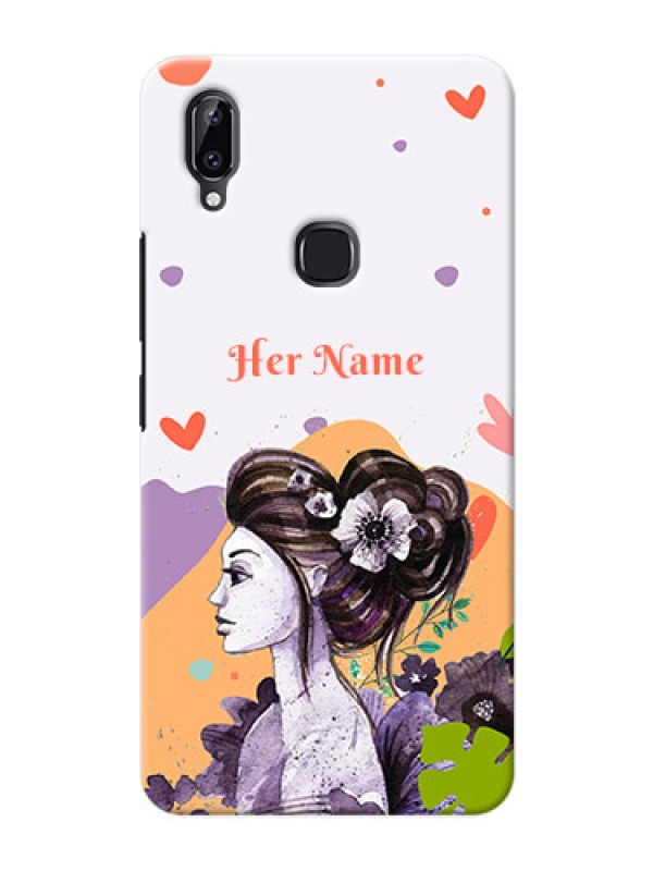 Custom Vivo Y83 Pro Custom Mobile Case with Woman And Nature Design