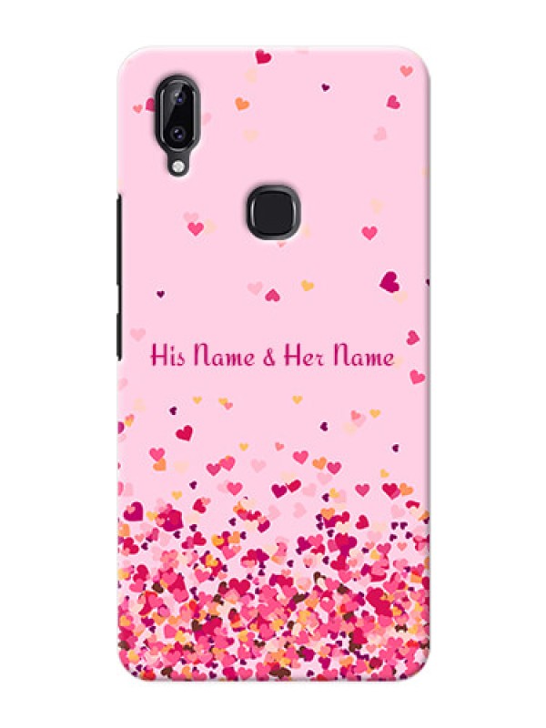 Custom Vivo Y83 Pro Phone Back Covers: Floating Hearts Design