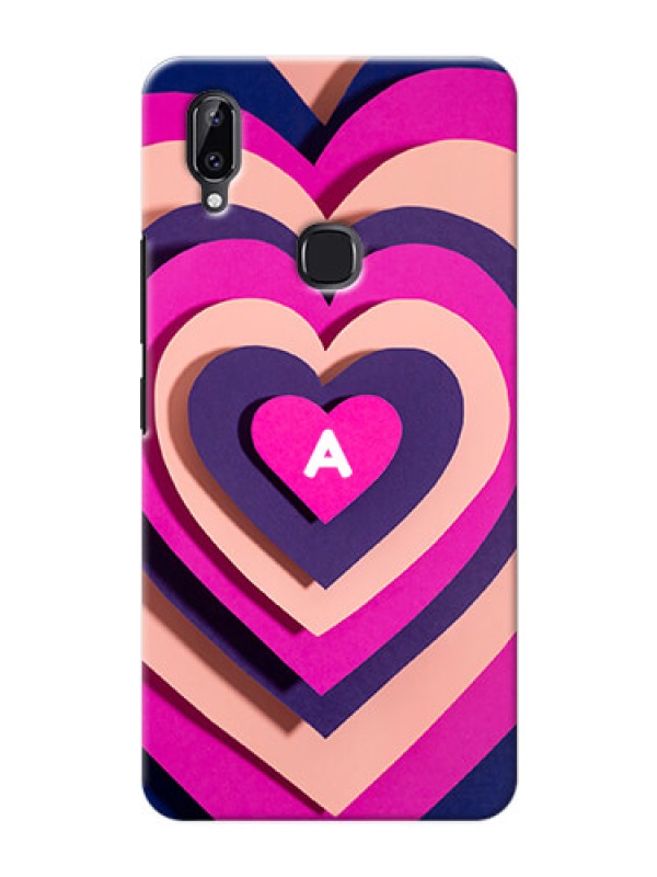 Custom Vivo Y83 Pro Custom Mobile Case with Cute Heart Pattern Design