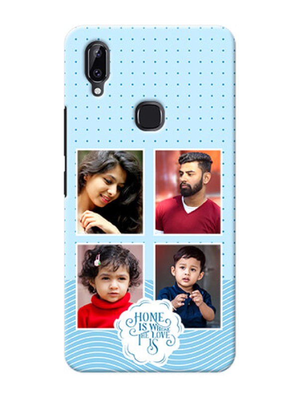 Custom Vivo Y83 Pro Custom Phone Covers: Cute love quote with 4 pic upload Design