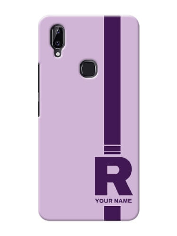 Custom Vivo Y83 Pro Custom Phone Covers: Simple dual tone stripe with name Design