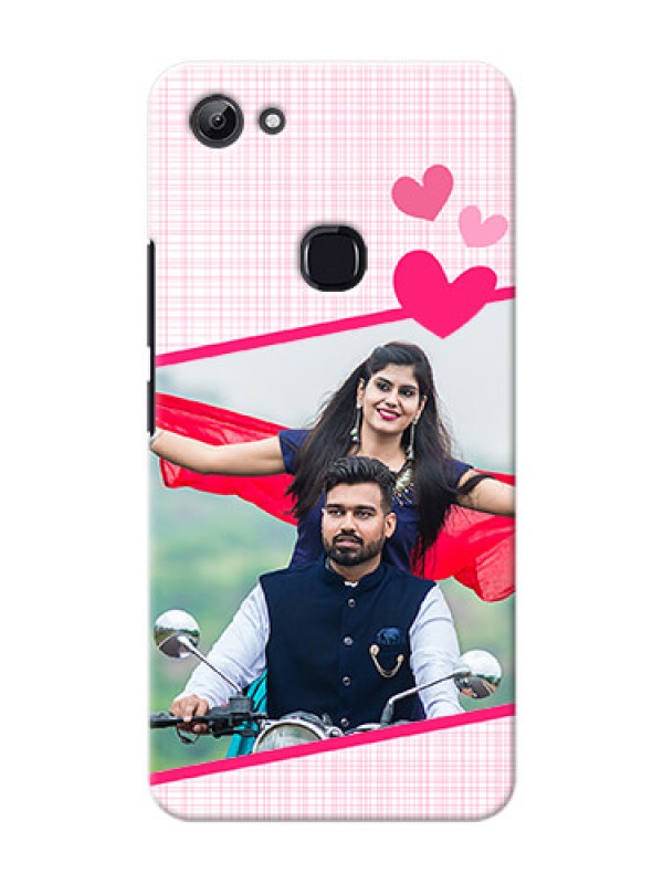 Custom Vivo Y83 Pink Design With Pattern Mobile Cover Design