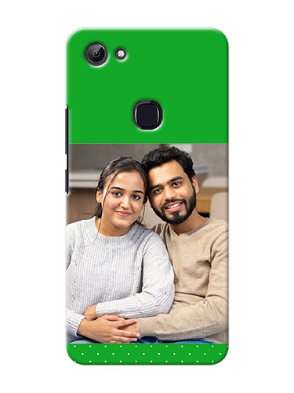 Custom Vivo Y83 Green And Yellow Pattern Mobile Cover Design