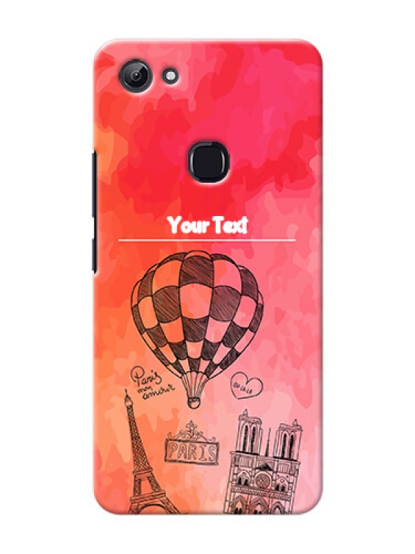 Custom Vivo Y83 abstract painting with paris theme Design