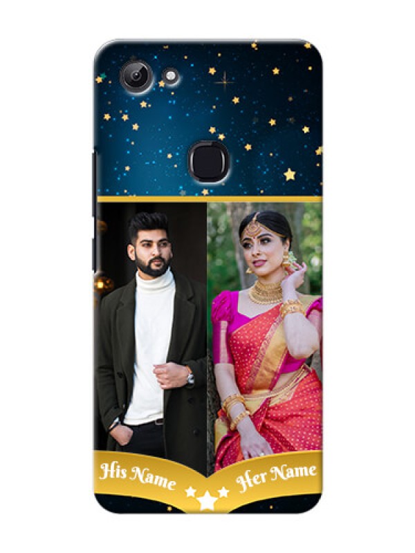 Custom Vivo Y83 2 image holder with galaxy backdrop and stars  Design