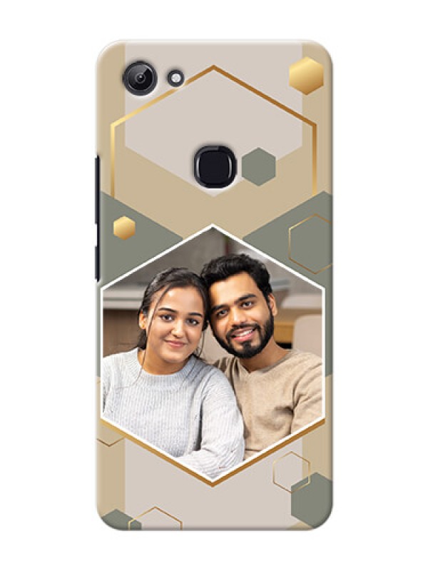 Custom Vivo Y83 Phone Back Covers: Stylish Hexagon Pattern Design