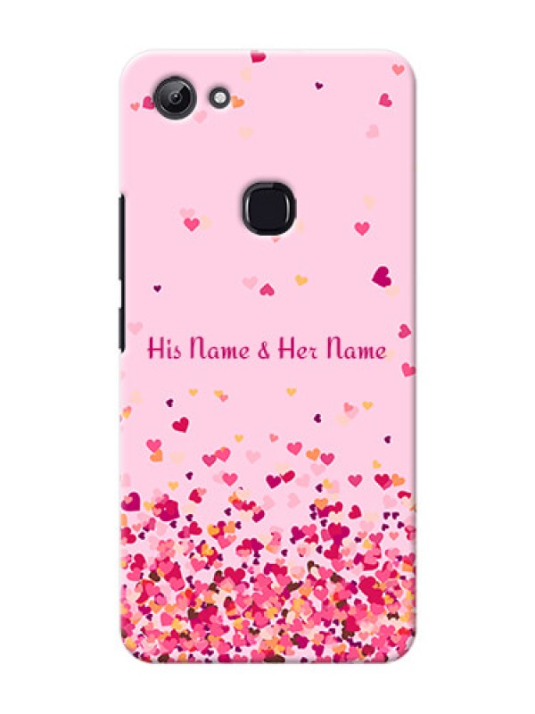 Custom Vivo Y83 Phone Back Covers: Floating Hearts Design