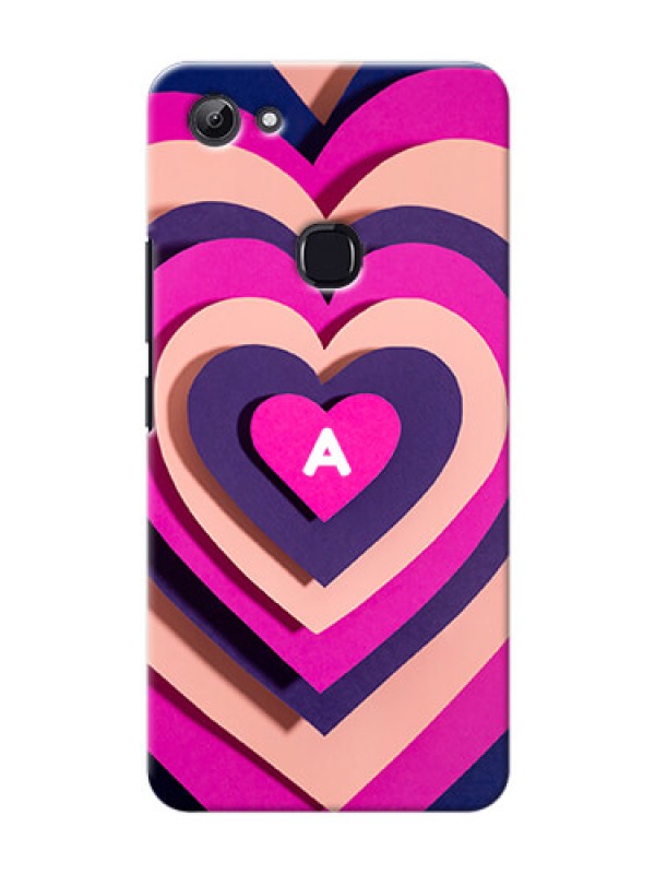 Custom Vivo Y83 Custom Mobile Case with Cute Heart Pattern Design
