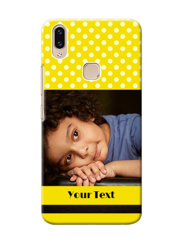 Custom Vivo Y85 Custom Mobile Covers: Bright Yellow Case Design