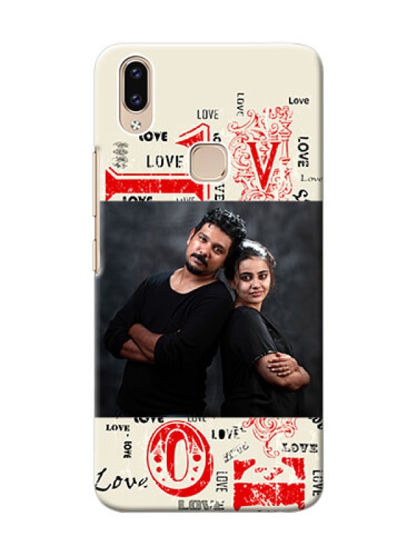 Custom Vivo Y85 mobile cases online: Trendy Love Design Case