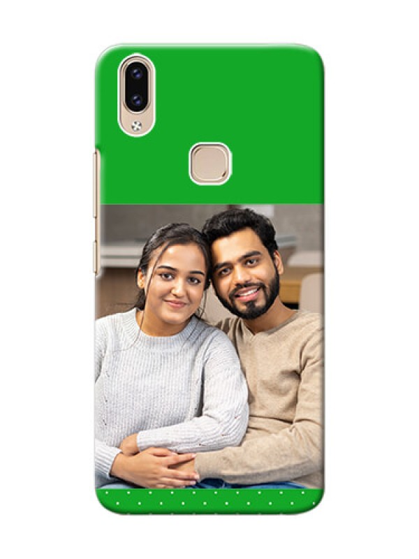 Custom Vivo Y85 Personalised mobile covers: Green Pattern Design